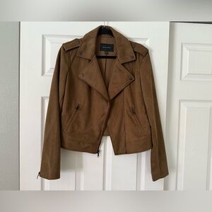 Banana Republic Factory vegan suede moto jacket